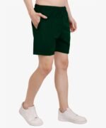 Dark Green Shorts For Men - Image 3